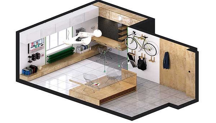 mẫu thiết kế nội thất cho không gian nhà nhỏ