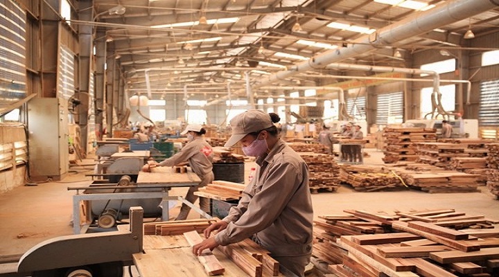 sản xuất sàn gỗ tự nhiên